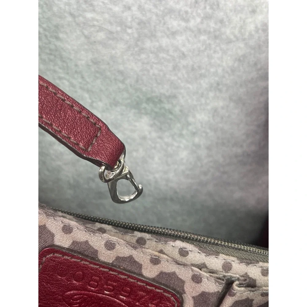 VTG Brighton Florencia Valencia Hobo Burgundy Shoulder Bag, Expandable,‎ leather
